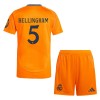 Officiële Voetbalshirt + Korte Broek Real Madrid Bellingham 5 Uit 2024-25 - Kids